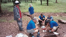 Campsite at Webster Parks