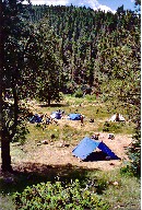 Campsite at Fish Camp