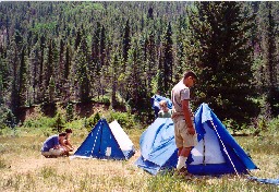 Campsite at Fish Camp