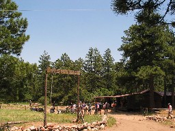 Main Cabin and Gateway at Clark's Fork