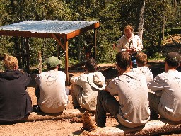 Black Powder instruction at Clear Creek