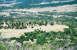 Toothache Springs Camp from Urraca Mesa