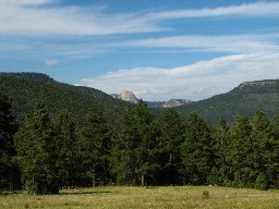 On the porch at Carson Meadows