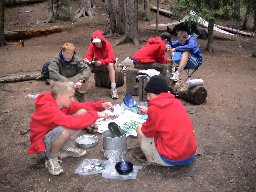 Campsite at Bear Caves