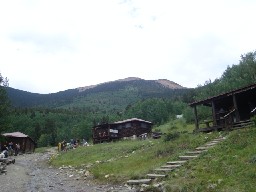 Mount Baldy from Baldy Town