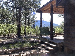 Porch Swing at Miner's Park