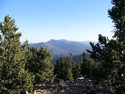 View from Comanche Peak Camp