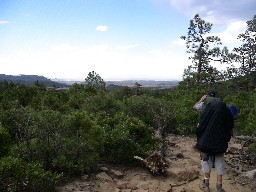 On the trail between Clarks Fork & Catherdral Rock