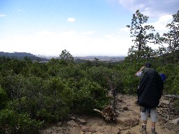 On the trail between Clarks Fork & Catherdral Rock