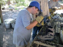 Boot Branding at Clarks Fork