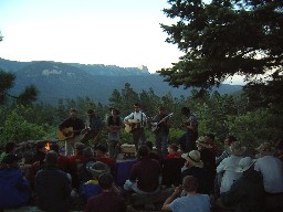 Campfire at Crater Lake