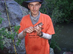 Fishing the Rayado at Crags