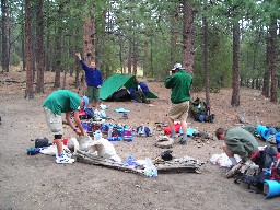 Campsite at Devil's Wash Basin