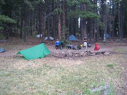 Shaeffers Pass Campsite