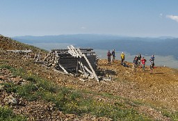 Mine/Cabin on the NW shoulder of Baldy