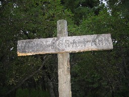 On the trail to Ponderosa Park