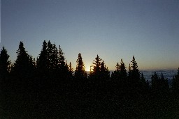 Sunrise on Mt Phillips