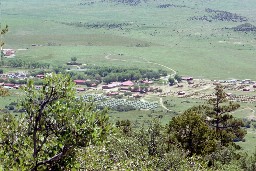 Base camp from Tooth Ridge