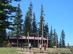 The staff cabin at Beaubien