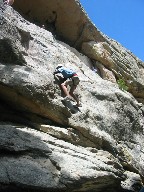 On the rocks at Miner's Park