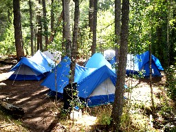 Campsite at North Fork Urraca