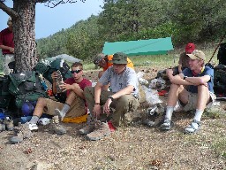 Ranger training at Old Camp