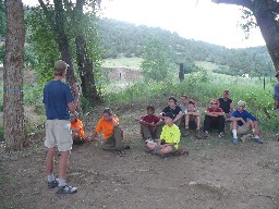 Ranger training at Old Camp