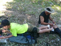 Taking care of a hot spot in Greenwood Canyon