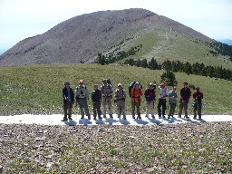 Snow in July on Baldy