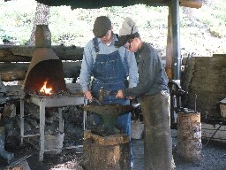 Blacksmithing at French Henry