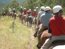 Trail Ride at Clarks Fork