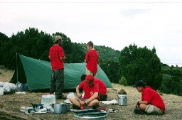 Campsite at Backache Springs