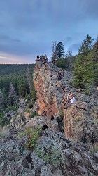 On the rocks at Inspiration Point