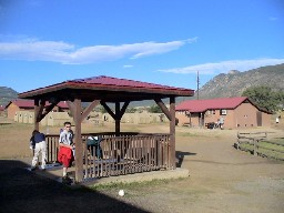 The water kiosk near the Welcome Center