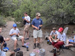 Campsite #2 at Rayado River Camp