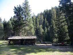 Staff cabin at Black Mountain