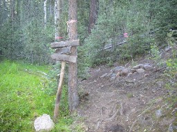 Confusing Trail signs at 