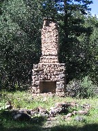 Fireplace from the old staff cabin at Old Abreu - it's pretty much all that's left after the flood of 1965 wiped out the camp.