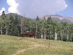 Baldy Mountail above Miranda's Staff Cabin
