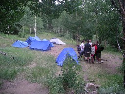 Campsite at Ute Meadows