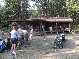 Packline at Clarks Fork