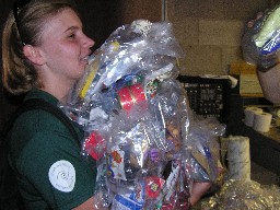 Food pickup at base camp