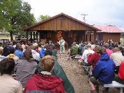 Catholic Services at base camp