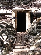Entrance to the 'Contention Mine' at Cypher's Mine
