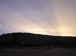 Sunset over Tooth Ridge