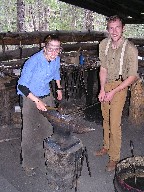 Blacksmithing at Cyphers Mine