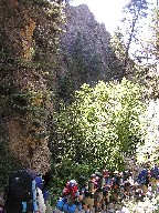 The hike along the middle fork between Cyphers and Hunting Lodge