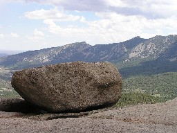View of Tooth Ridge from Window Rock