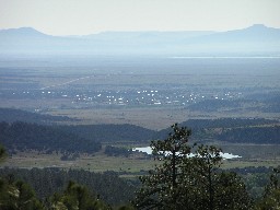 View of Cimarron from the trail to Clark’s Fork