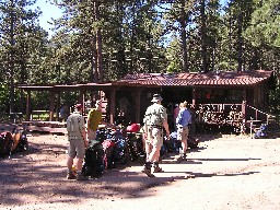 Staff Cabin at Clarks Fork